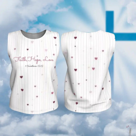 Ladies Hearts of Faith with delicate hearts and faith-inspired details from Reach Love Connect Boutique