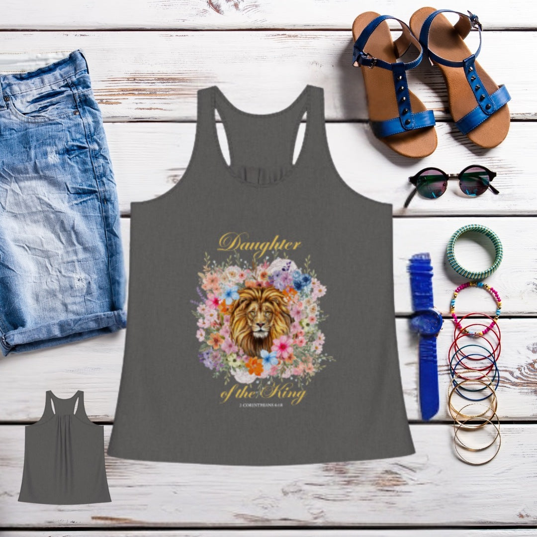 Daughter of the King Tank Top - Empowered by Faith - Reach Love Connect Boutique