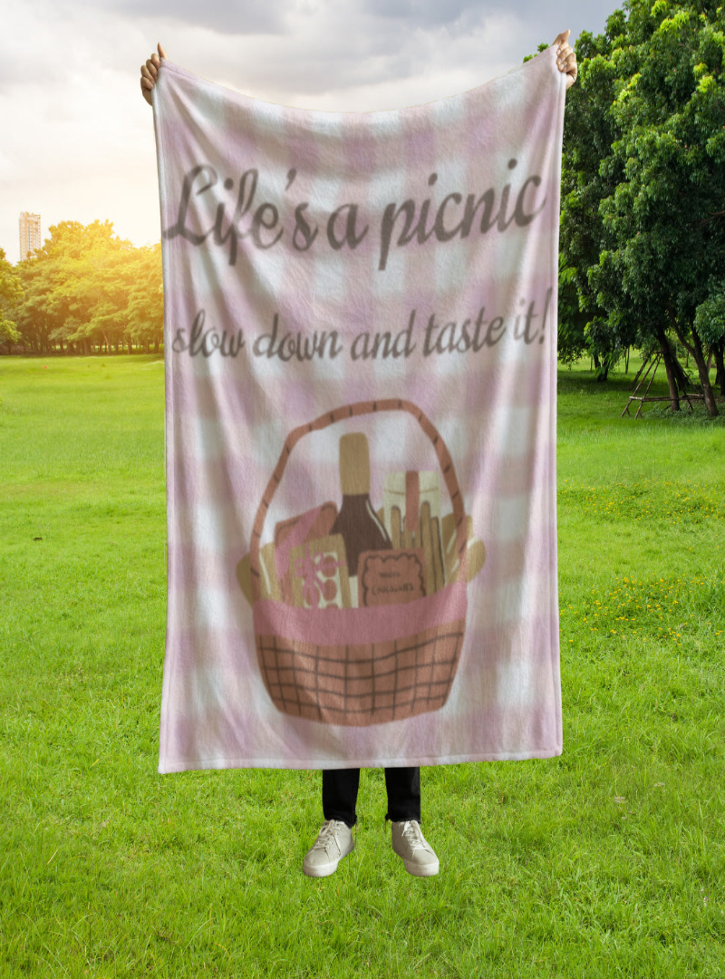 Limited Edition Life's a Picnic Blanket 1 Reach Love Connect Boutique
