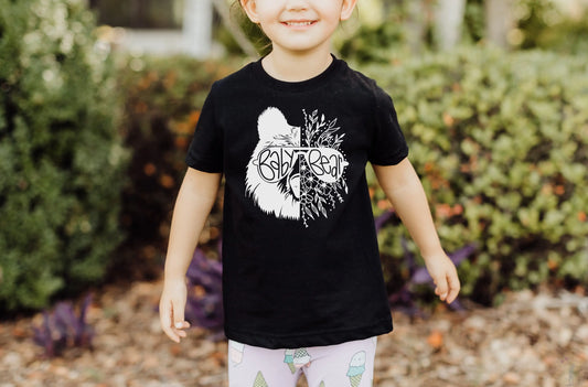 Kids Baby Bear T-Shirt soft cotton front view