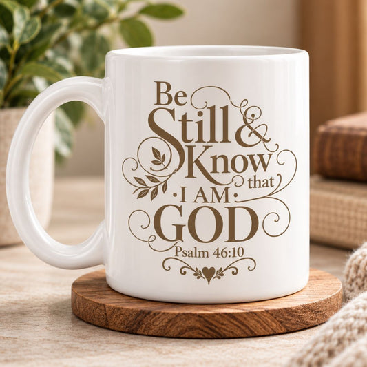 15 oz Psal 46:10 Mug