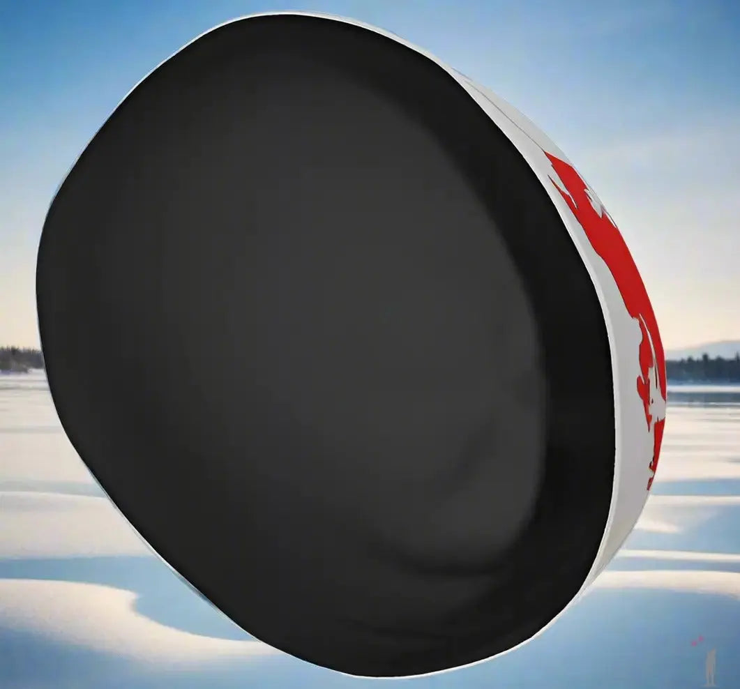 Cozy Canadian Today Tomorrow Always Beanie, versatile knit hat with patriotic design, perfect for winter warmth and style.