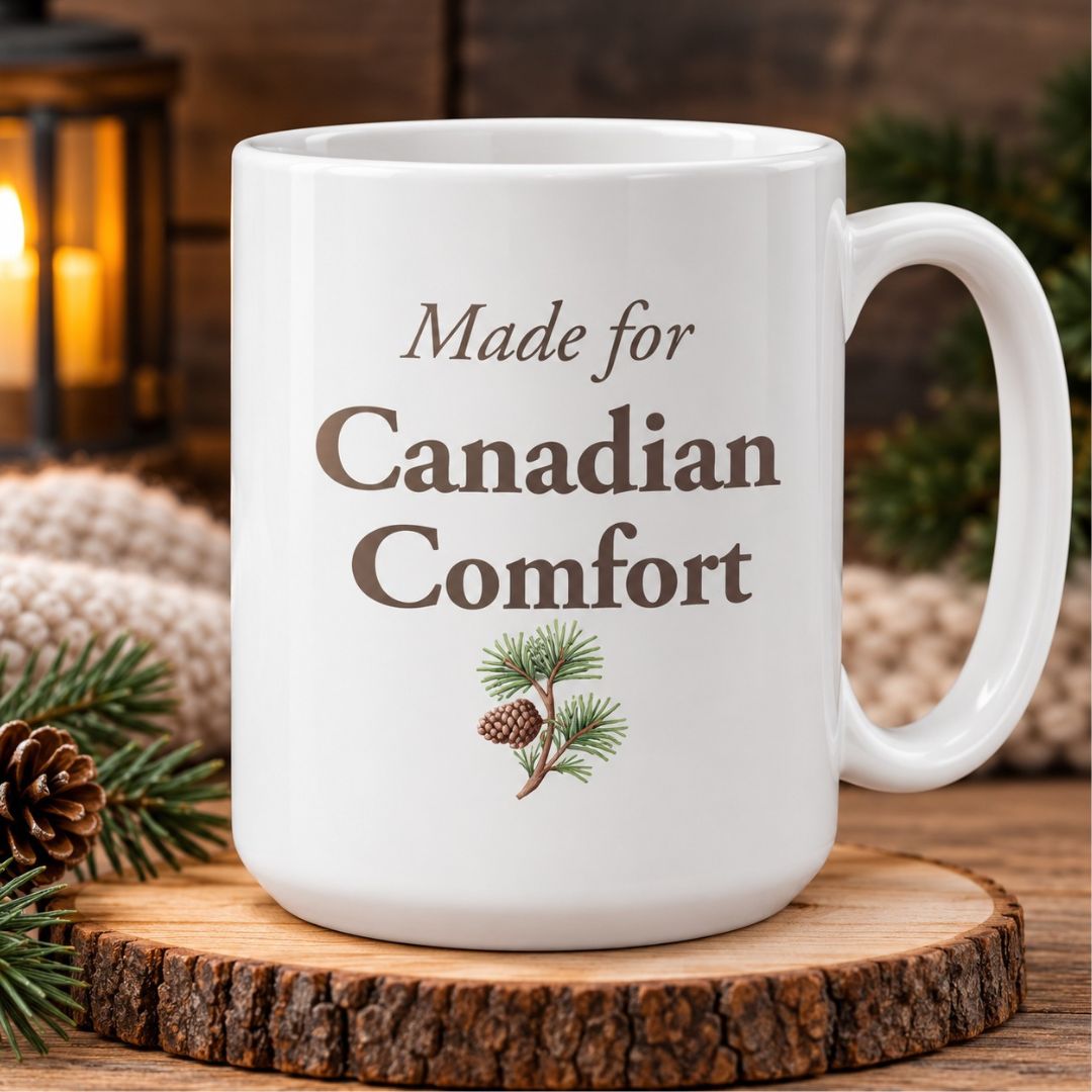 Whitie Made for Canadian Comfort Mug 15 oz