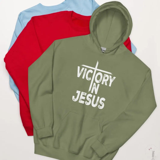 Green Christian hoodie for youth