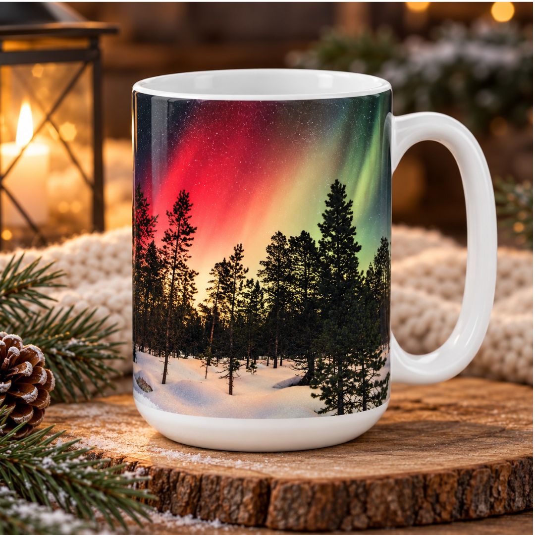 Northern Lights Mug 15 oz