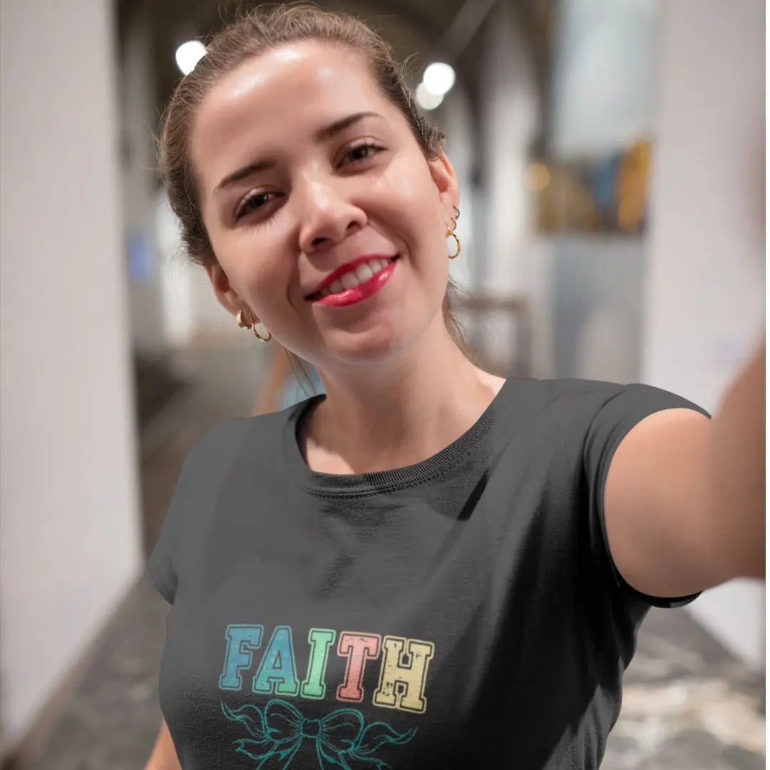 Grey t-shirt for women of faith