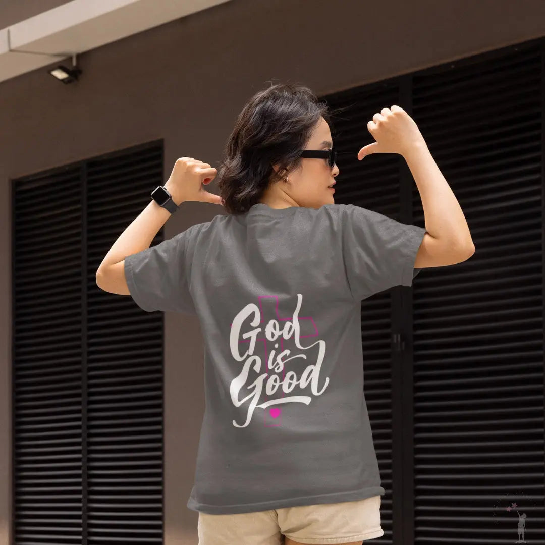 God is Good T-Shirt Storm soft grey Unisex design