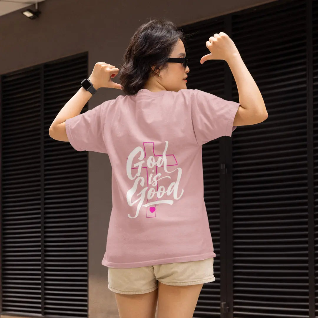 God is Good T-Shirt with cross