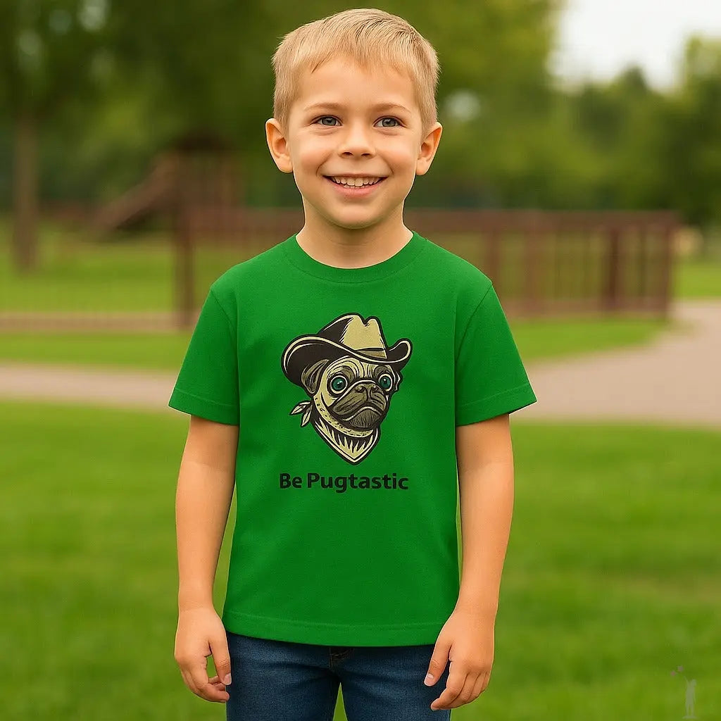 Small T shirt Hunter Green on small child