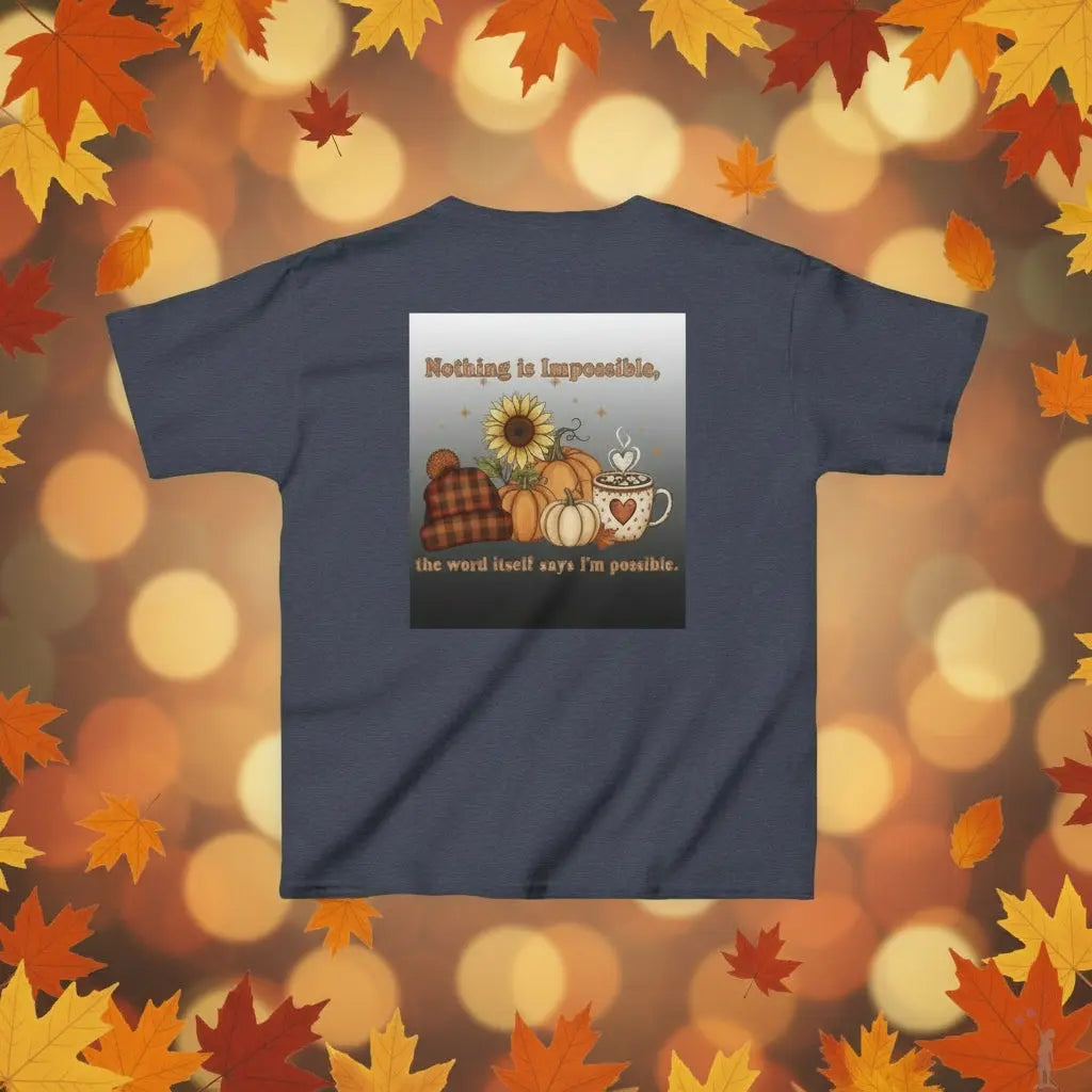 Kids motivational shirt positive message design