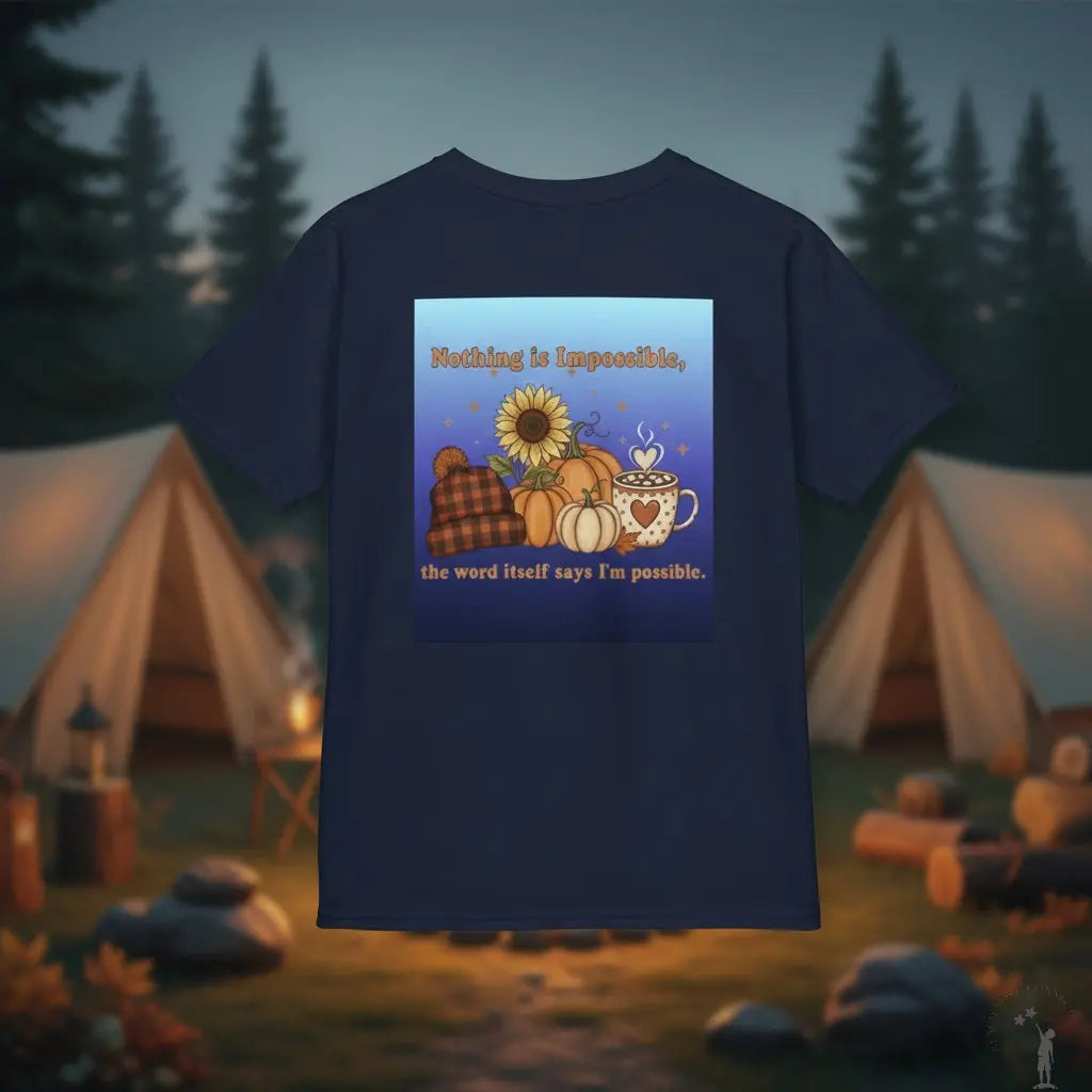 Nothing is Impossible Children's T-Shirt Printify Navy / XL