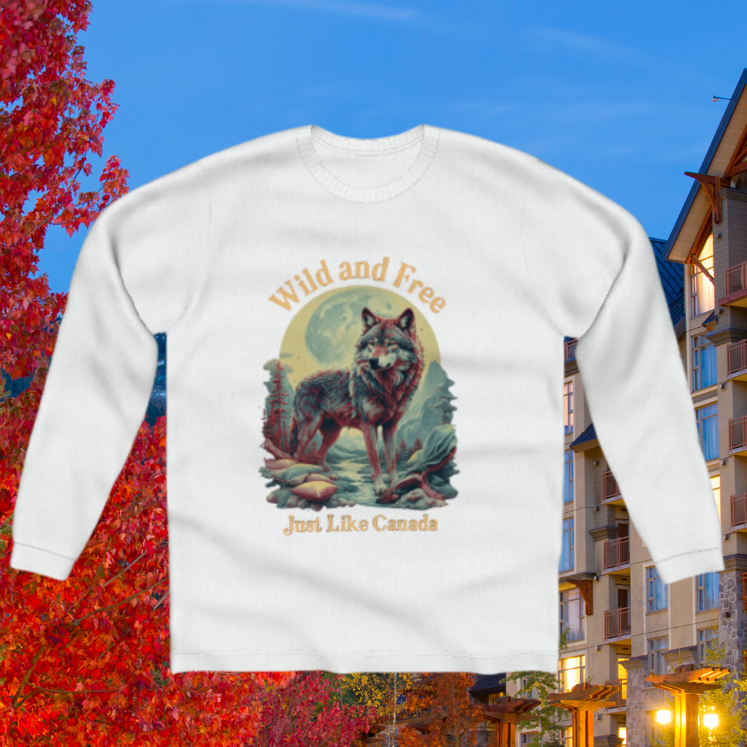 Canada Wild and Free T-Shirt - Long Sleeve - Reach Love Connect Boutique