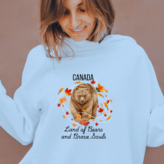 Womens Land of Bears Hoodie - Reach Love Connect Boutique